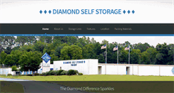 Desktop Screenshot of diamondselfstorage.com