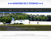 Tablet Screenshot of diamondselfstorage.com